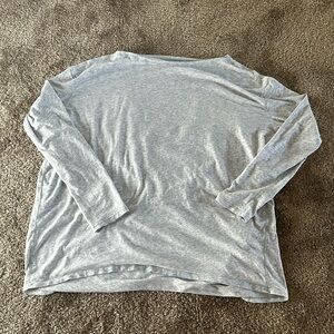 LIMITED TIME grey off the shoulder lululemon top